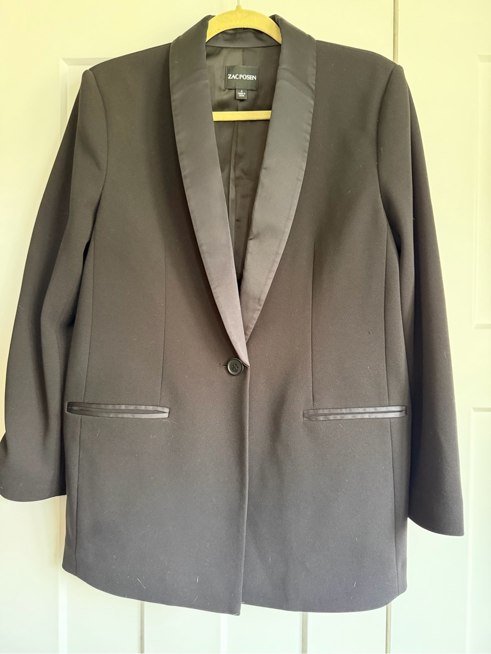 Zac Posen women’s tuxedo jacket - size 4